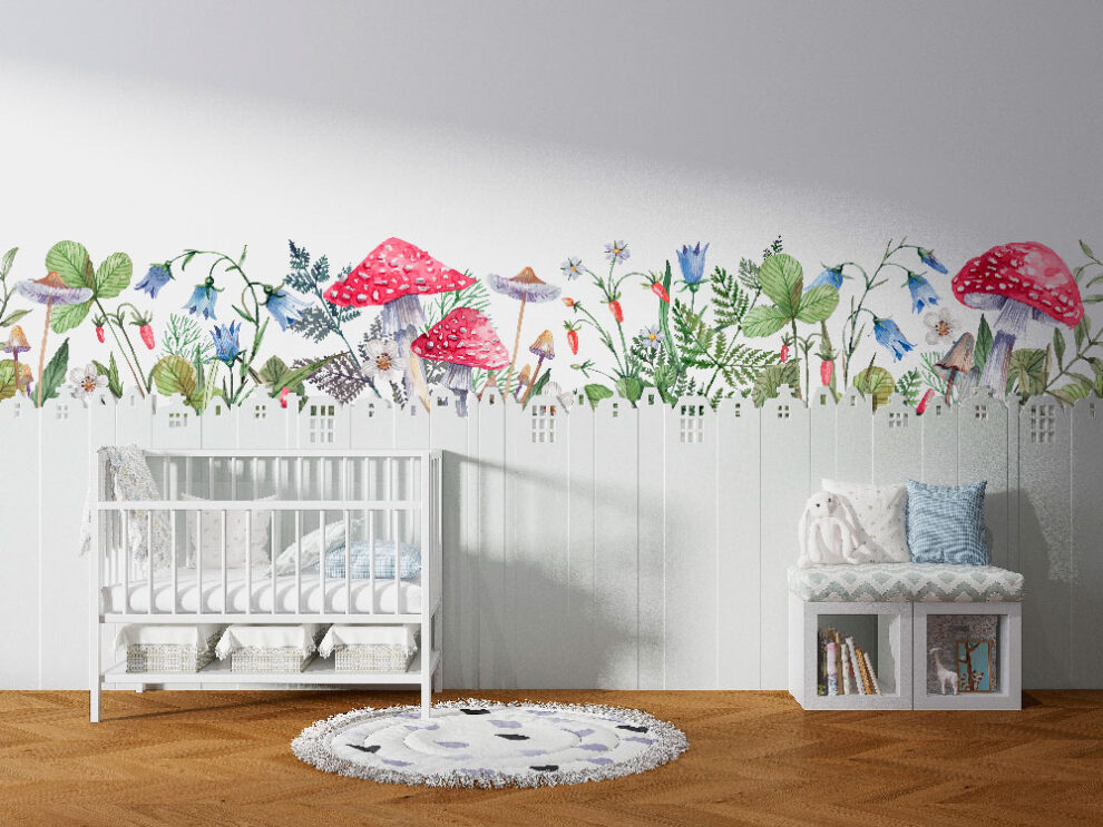 Ref. 9245 – Papier Peint Panoramique Champs Fleurs – WellPoster