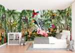 Ref. 9262 - Papier Peint Savana Exotique Animaux