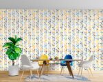Ref. 9592 - Papier Peint Floral Retro
