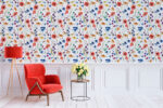 Ref. 9627 - Papier Peint Floral Aquarelle